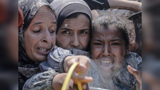 Krisis kemanusiaan di Gaza. [X]